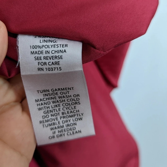 Nanette Lepore Cranberry Flounce Bell Sleeve Ruffled Crepe Knee Length Dress 8 - Picture 8 of 13